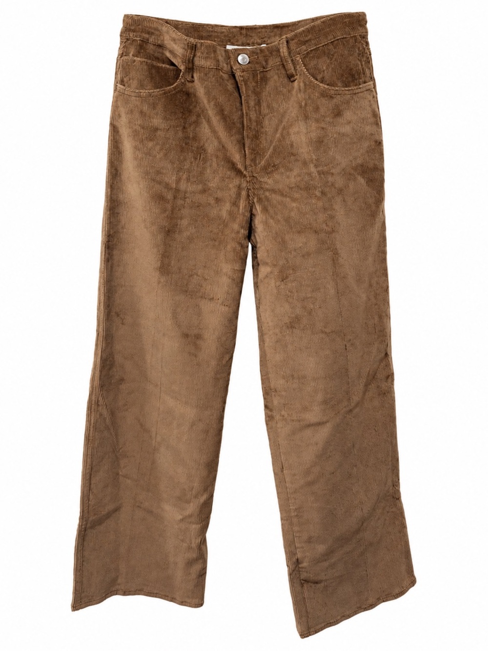 SPRWMN Wide Leg Corduroy Pants Sepia Brown Size 29 NWT